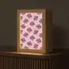 Disco - Bal - Patroon - Roze Light Box met kabel (Tafellamp) klein 925 -z3d_website