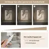 Palmboom - Schaduw - Trap - Beige Light Box met kabel (Tafellamp) klein -USP_dimbaarNL
