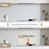 Milkshake - Kers - Rietje keuken achterwand spatscherm klein -voor_na_NL