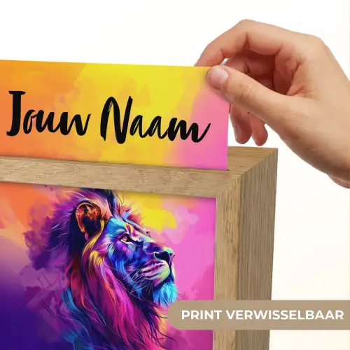 Leeuw - Verf- Kleuren - Dier Light Box met kabel (Kinderlampje) klein -USP_websiteprintNL