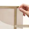 Abstract - Japandi - Beige - Modern Light Box met batterij (Wandlamp) middel -USP_websiteprintNL