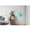 Dinosaurus - Blauw - Zonnebril textielposter latten blank klein -woonkamer
