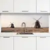 Windmolens - Landschap - Veld keuken achterwand 2 middel -3d