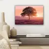 Boom - Heide - Zonsopgang canvas 2cm klein -sfeer6