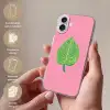 Illustratie - Blad - Minimalistisch - Groen Apple iPhone 16 Plus klein -sfeer3_NL