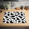 Vormen - Zwart - Onregelmatig Inductie beschermer vinyl 3mm klein 276 -sfeer5