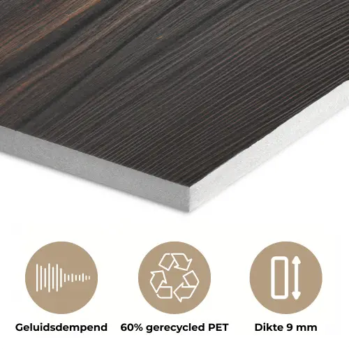 Hout - Grillige nerven PET vilt klein -closeup_NL