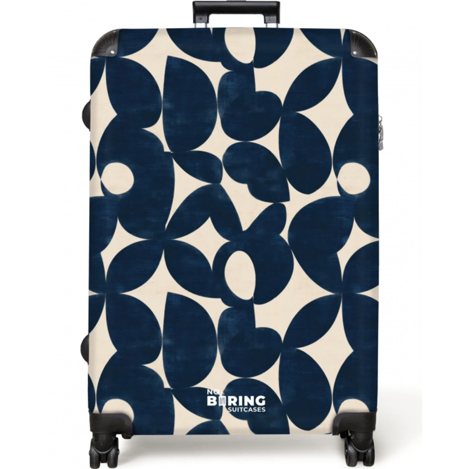 Modern - Geometrisch - Blauw NBS - Large koffer - Volwassenen Unisex groot -zzzzzzzzkaufland2