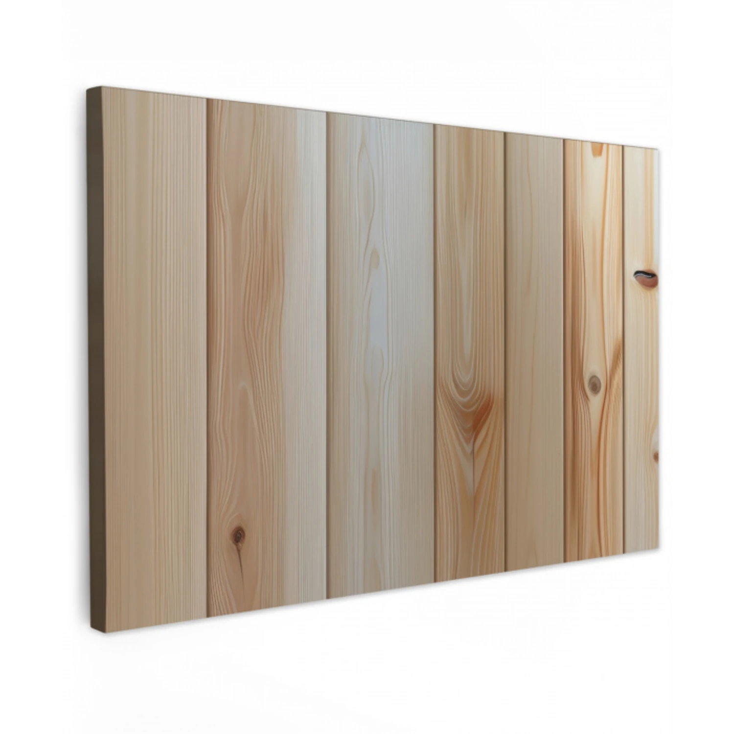 Hout - Planken - Licht canvas 2cm klein -z3d