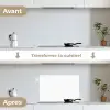 Grafisch - Patroon - Modern keuken achterwand spatscherm klein 900 -voor_na_FR
