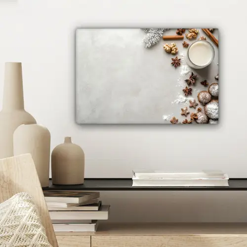 Kruiden - Winter - Melk - Beton canvas 2cm klein -sfeer6