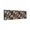Bloemen - Bladeren - Donker - Patroon canvas 2cm klein 828 -z3d