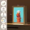 Ara - Koksmuts - Sokkel - Grappig Light Box met kabel (Tafellamp) klein -USP_NL