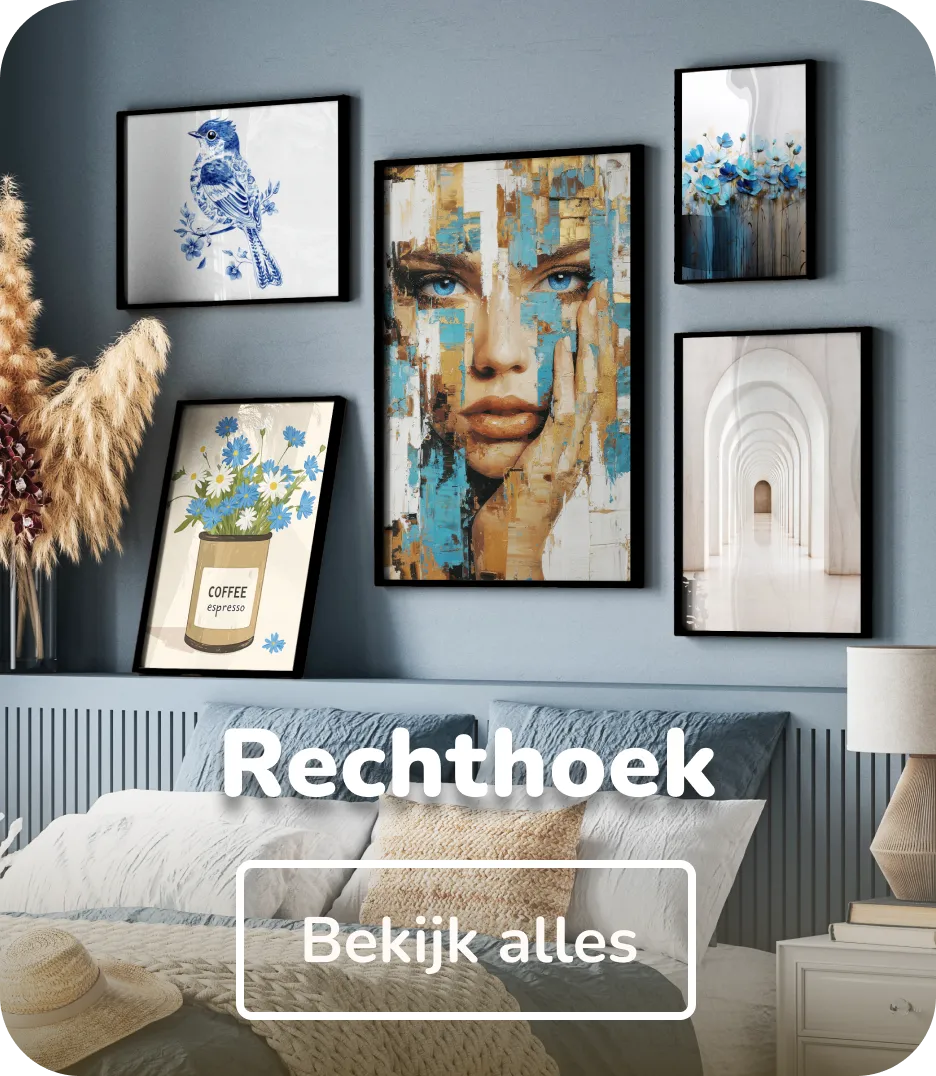 Poster in lijst rechthoek