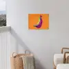 Felle kleuren - Banaan - popart tuinposter los doek klein -sfeer8