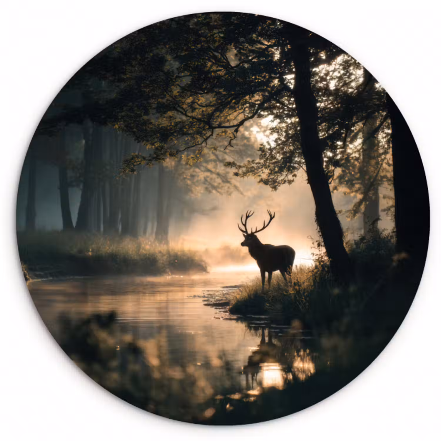 Muurcirkel - Hert - Bosbeek - Mystiek