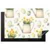 Gieter - Bloemen - Eieren Inductie beschermer vinyl 3mm klein -3d