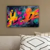 Abstract - Graffiti - Kleurrijk - Verfspatten canvas 2cm klein -sfeer3