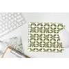 Botanisch - Retro - Groen muismat rubber klein 262 -witbureau