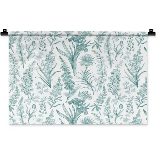 Lovely - Garden - Emerald Wandkleed katoen klein 269 -zz3d