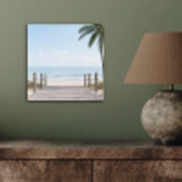 Palmbomen - Pad - Horizon aluminium wit klein -sfeer2