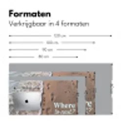 Where to next - Strand - Voetstappen Muismat XXL klein -sfeer5