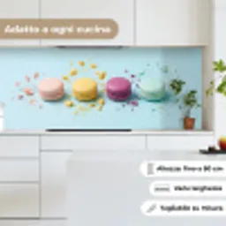 Macarons - Kleurrijk - Pastel keuken achterwand 2 middel -sfeer4_IT