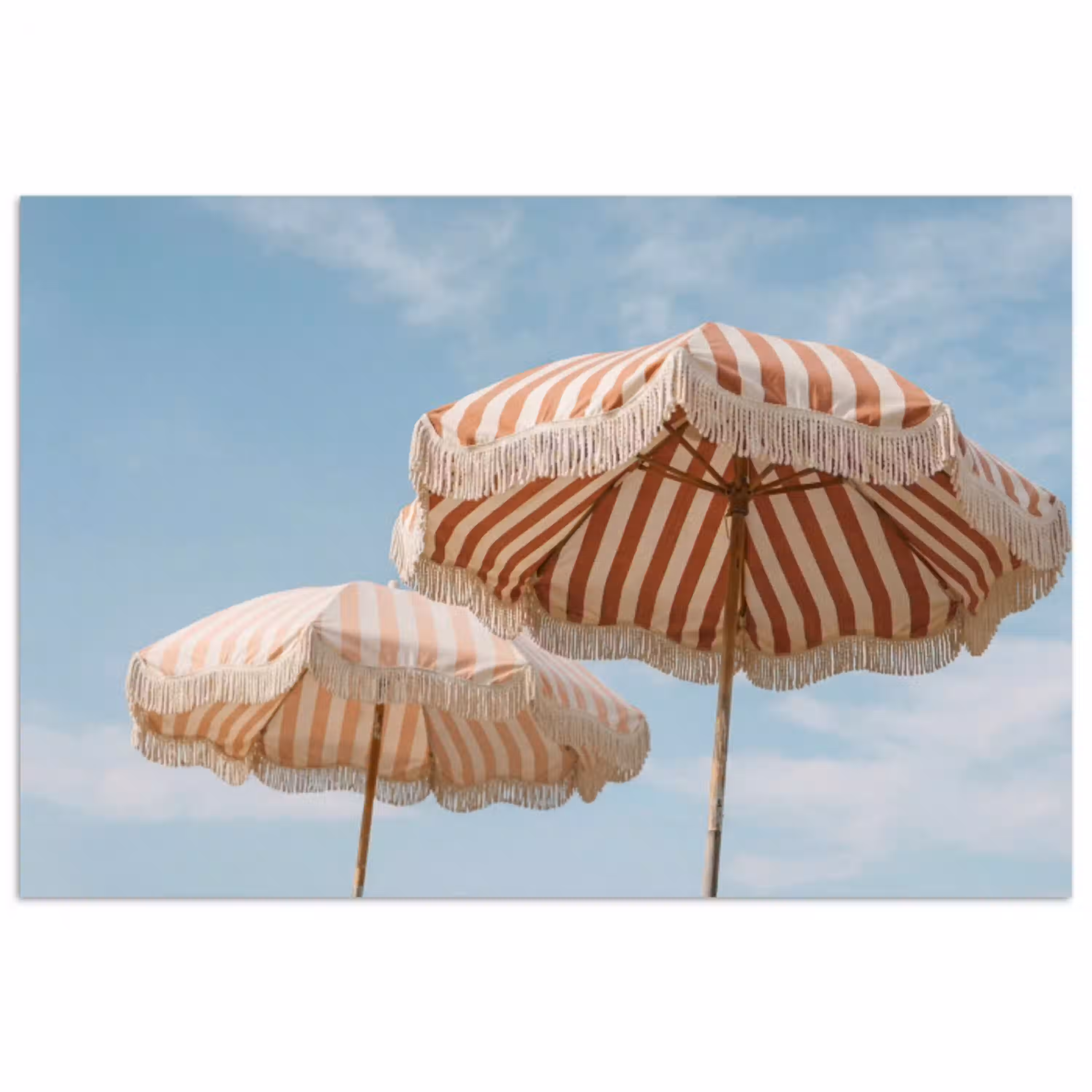 Parasol - Lucht - Rood poster papier klein -3d