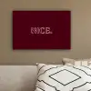 Bordeaux - Nice - minimalistisch canvas 2cm klein -sfeer3
