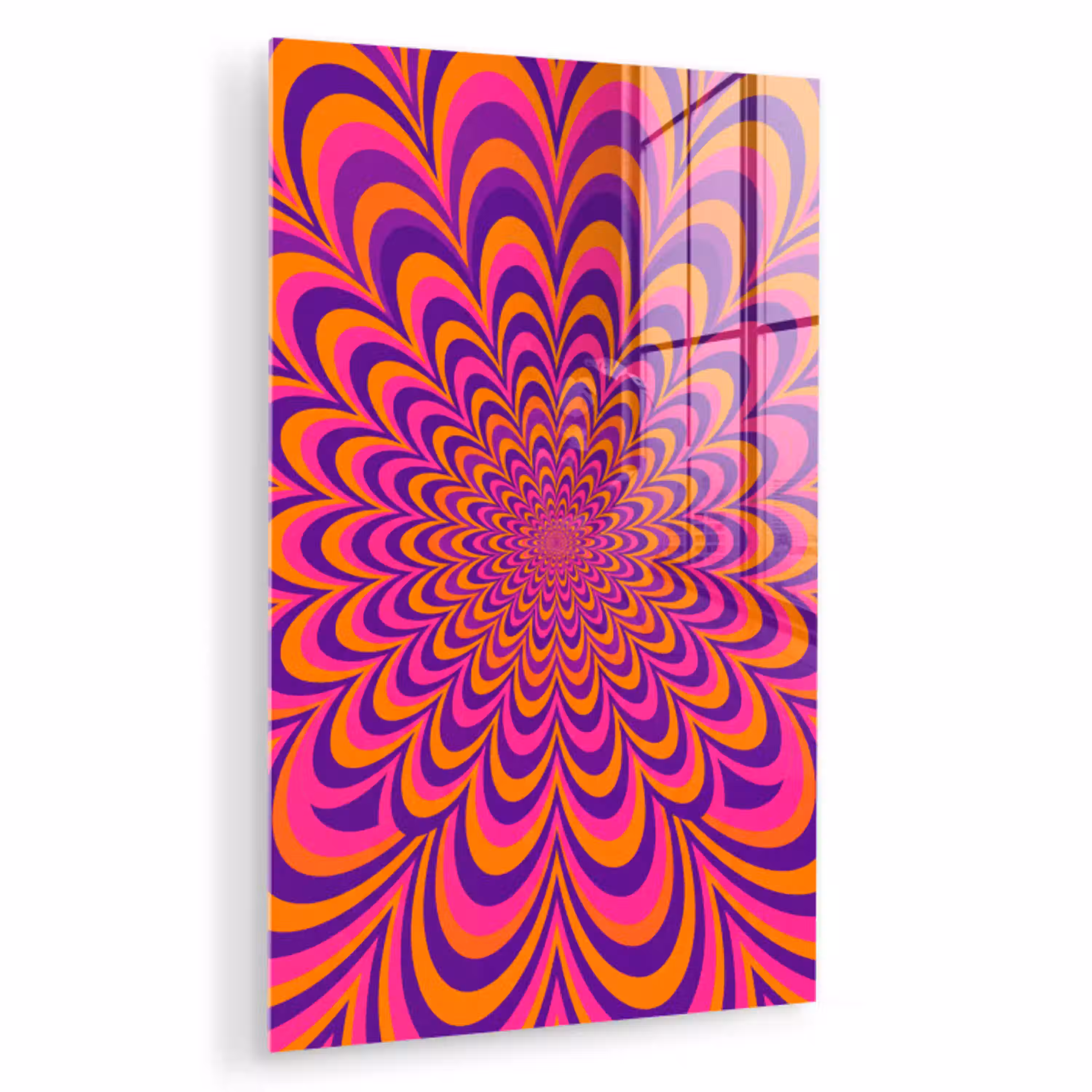 Patroon - Optisch - Kleurrijk plexiglas 5mm klein -zzzproduct_nieuw
