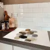 Ovaal - Kleurvlakken - Penseelstreken Inductie beschermer vinyl 3mm klein -sfeer3