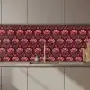 Bloemen - Waaier - Paars keuken achterwand 2 middel 871 zz_3dshopping
