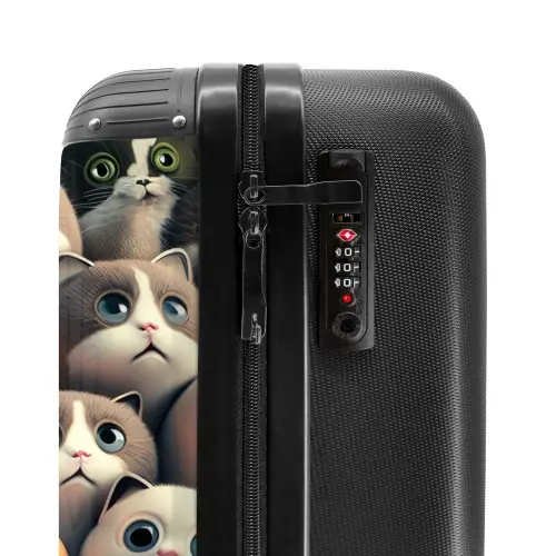 Lapjes Katjes NBS - Handbagage koffer - Unisex middel -slot