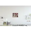 Goud - Marmer - Paars textielposter latten blank klein -kinderkamer