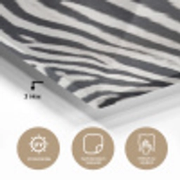 Zebra - Vacht - Klassiek - Zwart - Wit plexiglas 5mm klein -wsfeer2_DE
