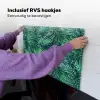 Blauw - Palmbladeren - Afsnijding Inductie beschemer met haakjes klein 777 -ky-ophangen-nl