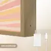 Illustratie - Zon - Pastelkleuren Light Box met batterij (Wandlamp) middel -USP_websiteoplaadbaarNL