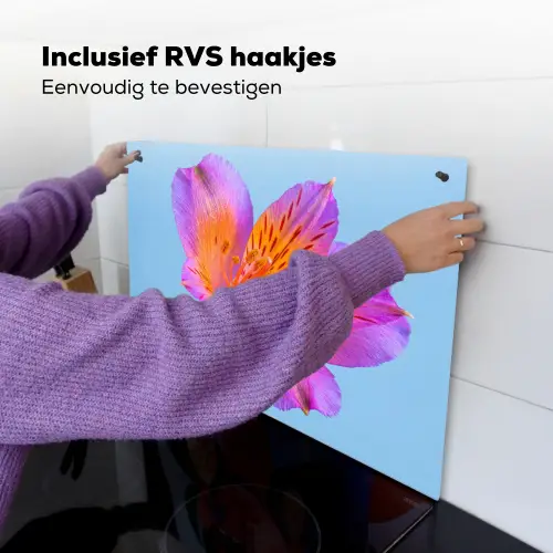 Bloem - Detail - Kleurrijk Inductie beschemer met haakjes klein -ky-ophangen-nl