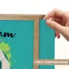 Voetbal - Abstract - Verfspatten - Groen Light Box met batterij (Wandlamp kind) middel -USP_websiteprintNL