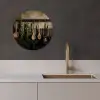 Keukengerei - Rustiek - Tegels - Kruiden KitchenYeah - Keuken - Wandcirkel Forex klein -sfeer1