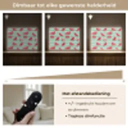 Watermeloen - Strepen - Groen Light Box met batterij (Wandlamp) middel 907 -USP_dimbaarNL