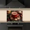 Chocolademelk - Mok - Winter - Kerst - Gezelligheid keuken achterwand spatscherm klein -sfeer1