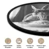 Konijn - Bunny - Zonnebril - Tafelkleed - Pasta - Schattig Fotolijst rond zonder passe partout klein -closeup_NL
