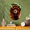 Vrouw - Aardbeien - Kroon Wandcirkel Ovaal Forex klein -sfeer2