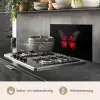 Vlinder - Rood - Contrast keuken achterwand spatscherm klein -usp_NL