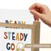 Kinderen - Auto - Wit - Quote - Ready Steady GO Light Box met kabel (Kinderlampje) klein -USP_websiteprintNL