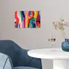Abstract - Kleurrijk - Golven - Lijnen poster papier klein -sfeer3