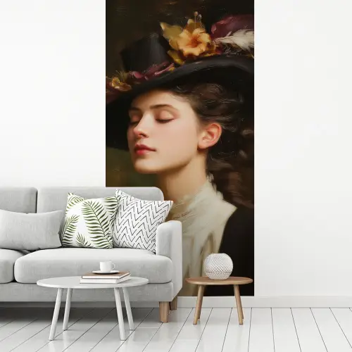 Vrouw - Victoriaans - Portret fotobehang vinyl groot -woonkamer