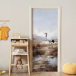 Kraanvogel - Natuur - Realistisch deurposter klein -sfeer4