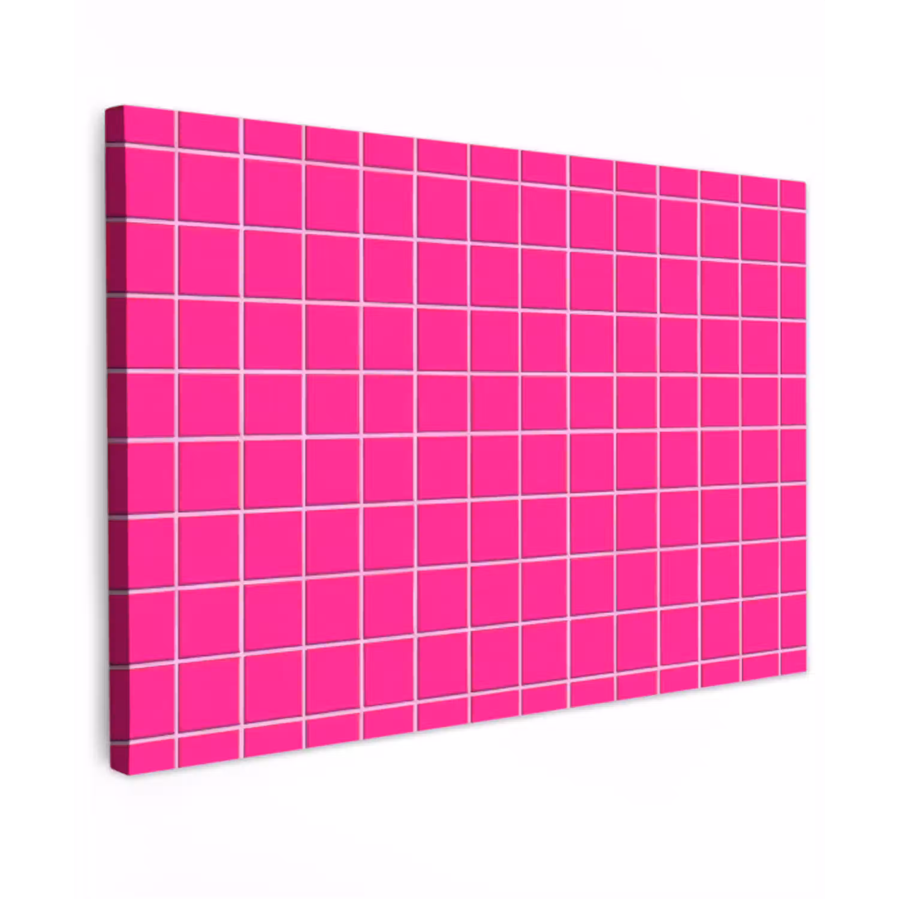 Tegels - Vierkant - Fuchsia canvas 2cm klein 34 -z3d